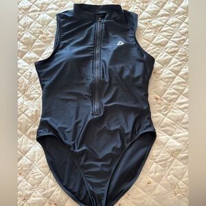 Reebok Black Athletic Swimsuit Apparel Size L